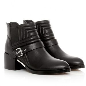 Sigerson Morrison | Kabira Moto Chic Black Booties
